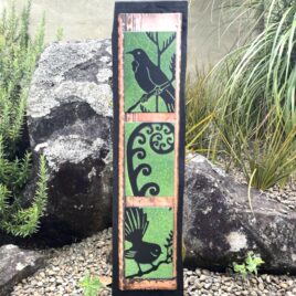 Tūī/Koru/Pīwakawaka Garden Art