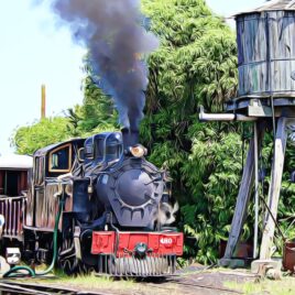 GVR Steam train Wall Art – picture only