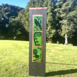 Tūī/Koru/Pīwakawaka Garden Art