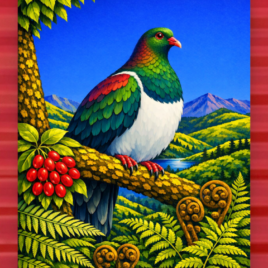 Kererū on Red