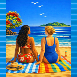 Sun, Sea & Sisterhood on Blue